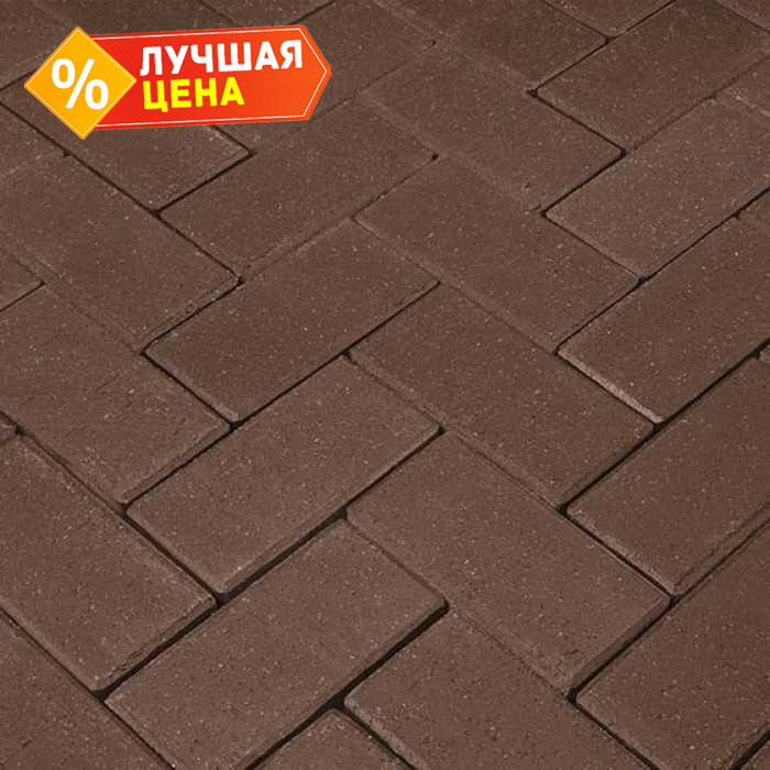 Клинкерная брусчатка Penter Schwarzbraun, 240x118x52 мм