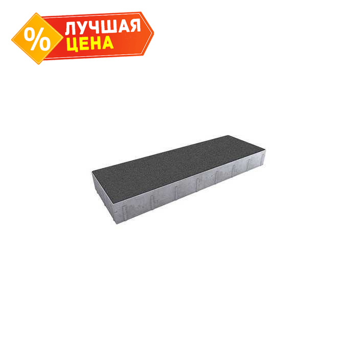 Плитка тротуарная Прямоугольник (Ла-Линия) Б.12.П.8 гранит серый, 750x250x80 мм