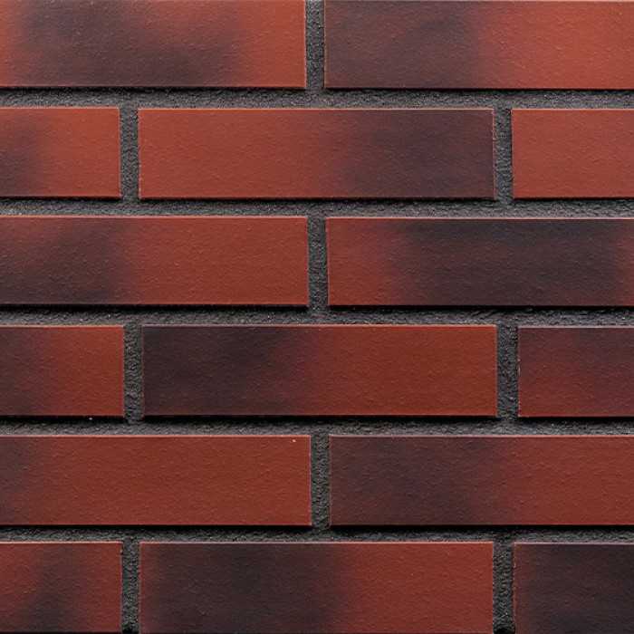 Клинкерная облицовочная плитка King Klinker Dream House для НФС, 04 Wild wine, 240*71*17 мм