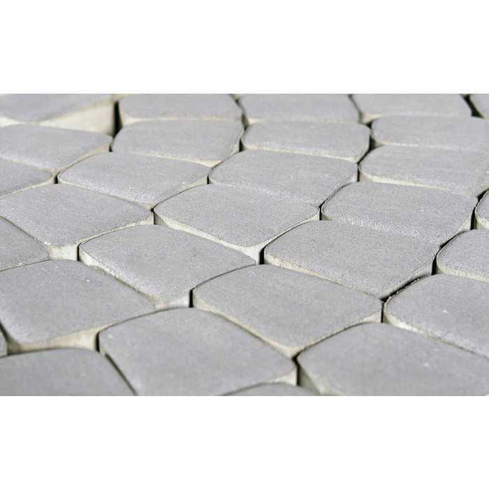 Плитка тротуарная BRAER Классико круговая грифельный, 73x110x115x60 мм